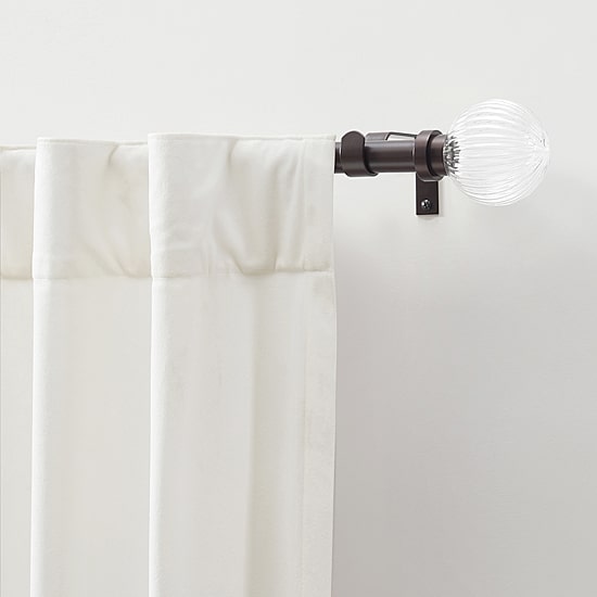 Martha Stewart Freeport 1 IN Adjustable Curtain Rod