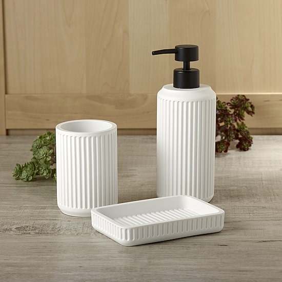 Avanti Vienna Ribbed Soap Dispenser
