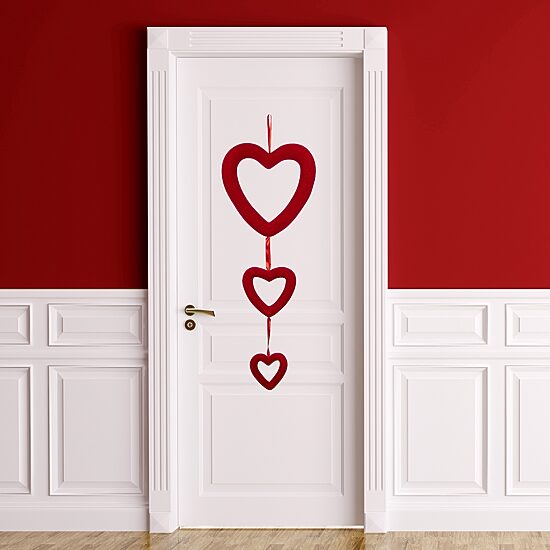Northlight Wall Heart Trio Wall Decal