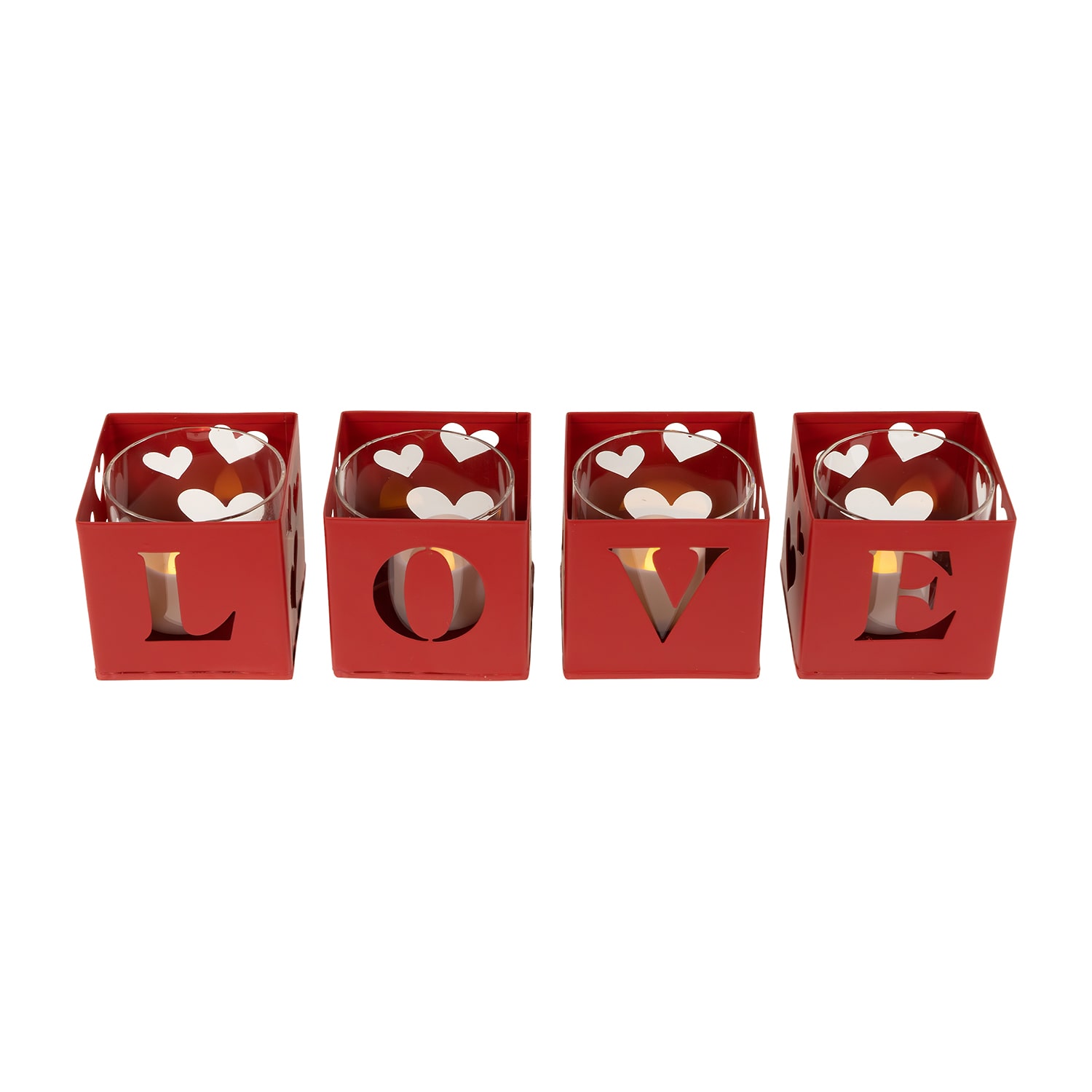 Northlight Love Blocks 4-pc. Valentines Day Tabletop Decor
