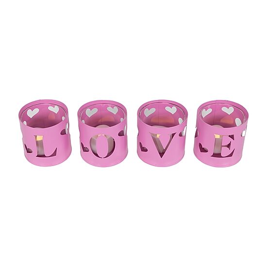Northlight Love Votive 4-pc. Valentines Day Gnome
