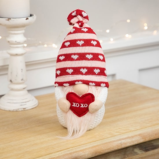 Northlight Plush Xoxo Valentines Day Gnome