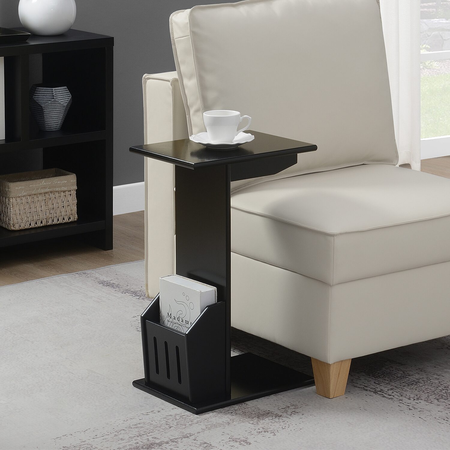 Convenience Concepts Abby Living Room Collection Storage C Table