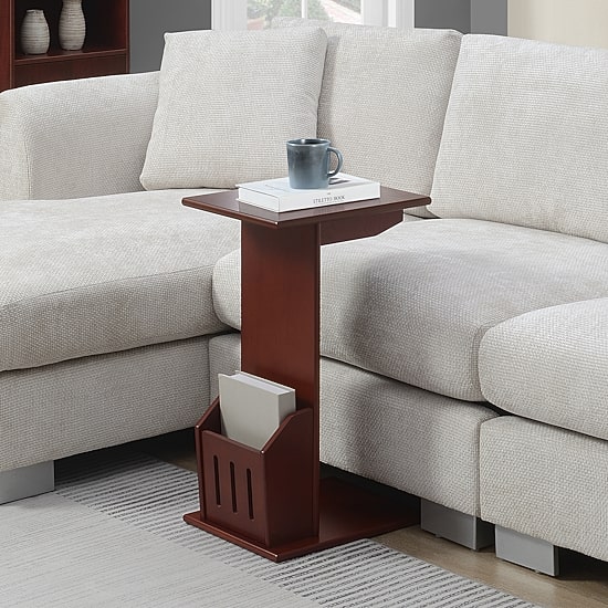 Convenience Concepts Abby Living Room Collection Storage C Table