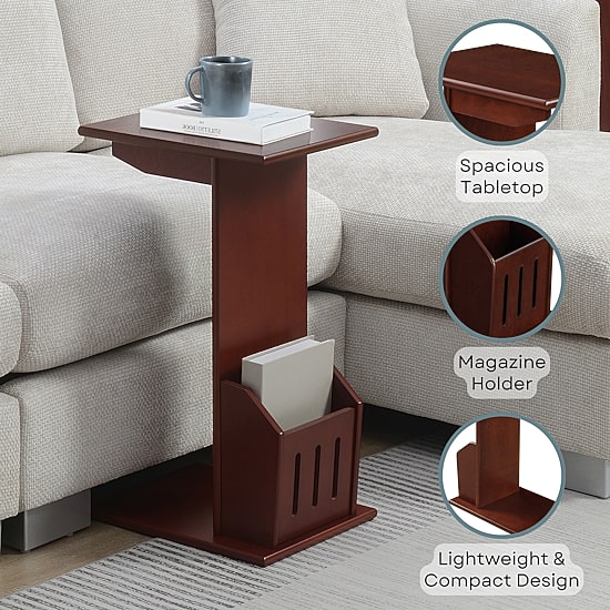 Convenience Concepts Abby Living Room Collection Storage C Table