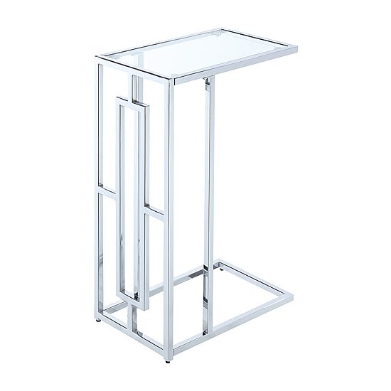 Convenience Concepts Town Living Room Collection Glass C Table
