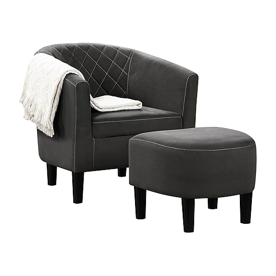 Roosevelt Chair + Ottoman Set