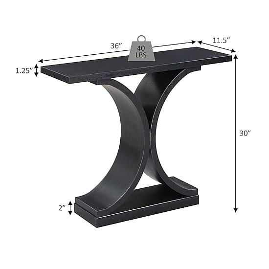 Convenience Concepts Newport Infinity Console Table