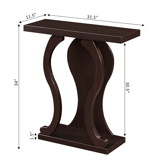 Convenience Concepts Newport Terry B Console Table