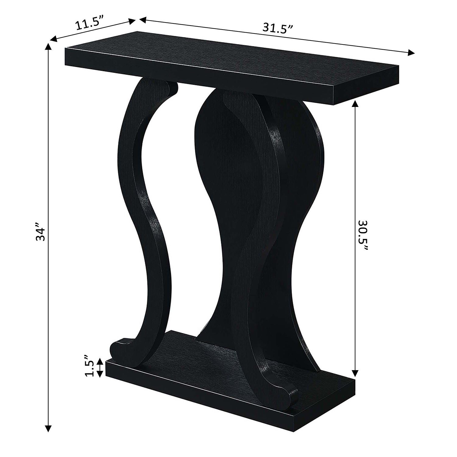 Convenience Concepts Newport Terry B Console Table