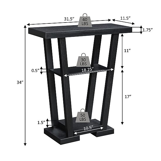 Convenience Concepts Newport Console Table