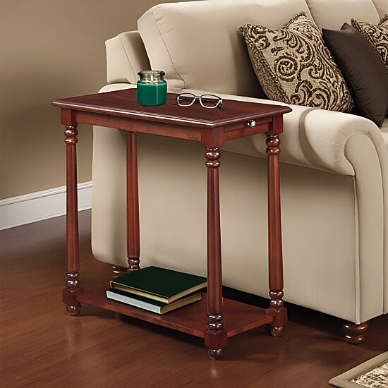 French Country Regent Chairside End Table