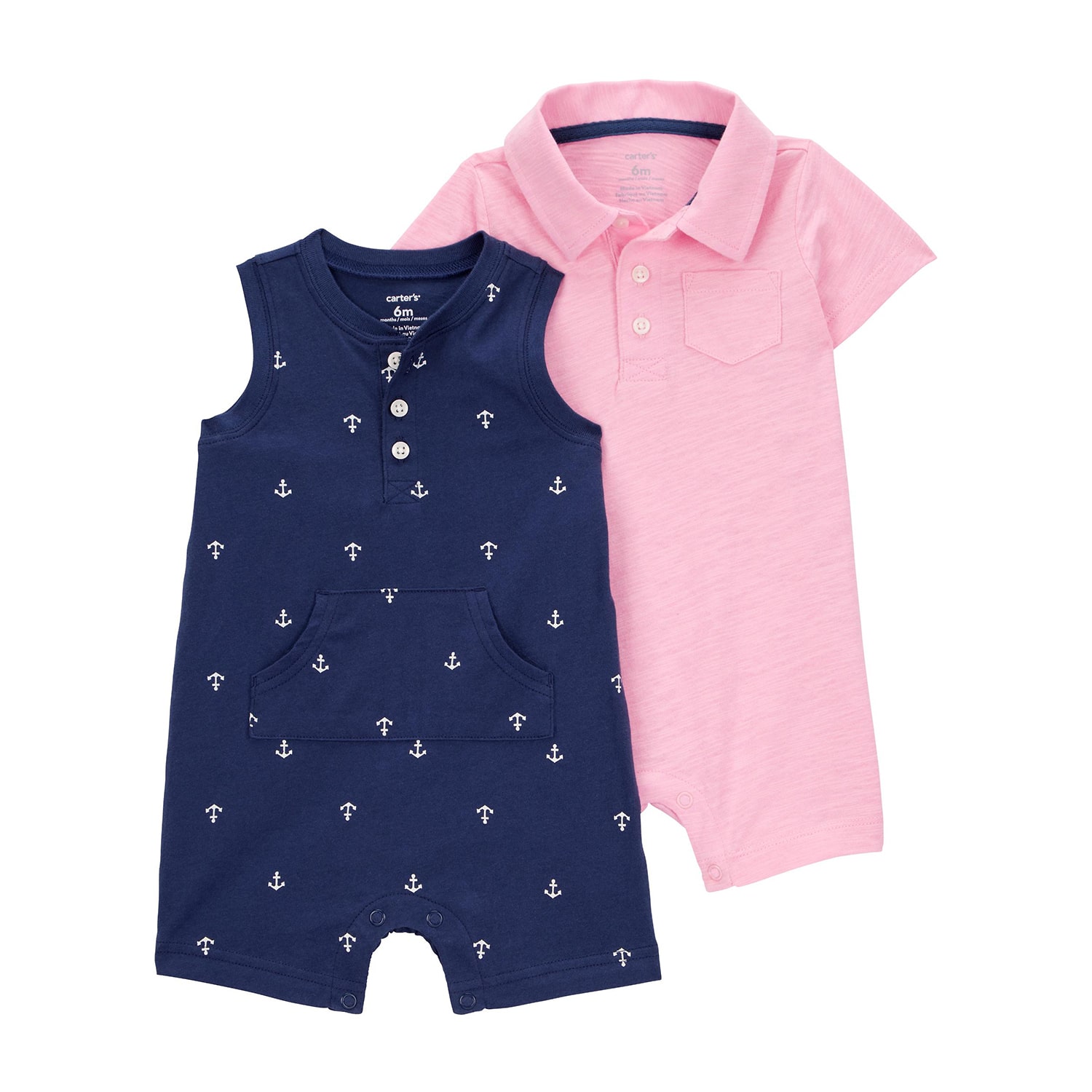 Carter's Baby Boys Sleeveless 2-pc. Romper