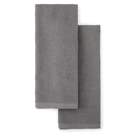 Cooks Popcorn Solid 2-pc. Kitchen Towel Set