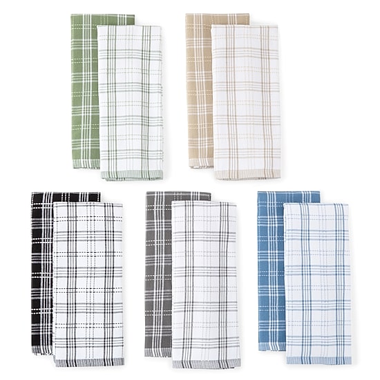 Cooks Windowpane 2-pc. Kitchen Towel Set