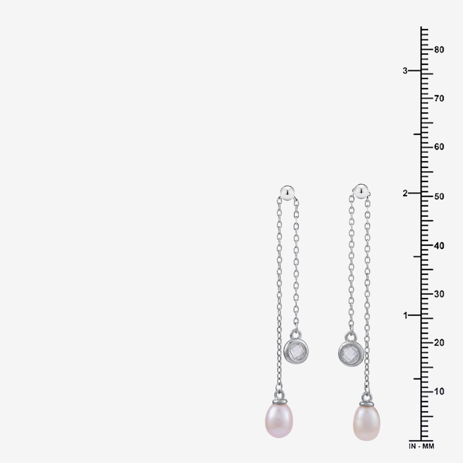 Limited Quantities! Womens Cultured Freshwater Pearl Sterling Silver Drop Earrings
