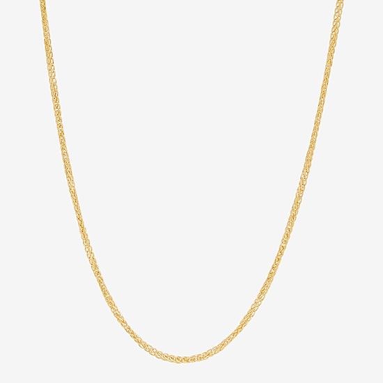 14K Gold 18-20 Inch Hollow Link Chain Necklace
