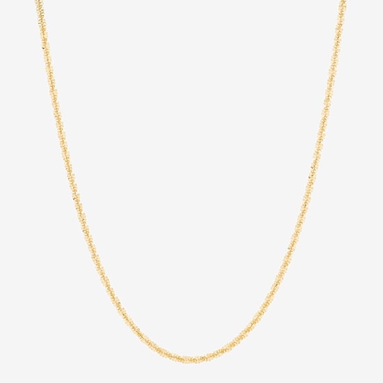 Made in Italy 14K Gold 18 Inch Curb Chain Necklace