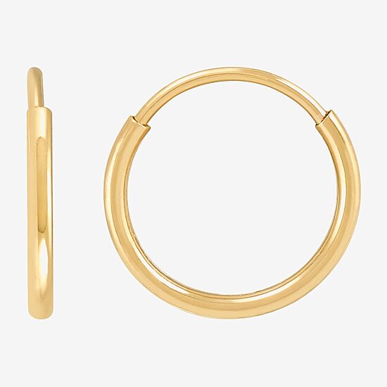 Limited Quantities! Girls 14K Gold Hoop Earrings