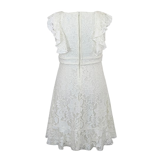 Lilt Big Kid Girls Short Sleeve Lace A-Line Dress