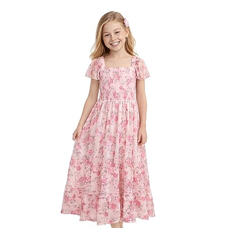 lilt little girls short sleeve velvet a-line dress All Girls' Clothing - Baby & Kids Size:10 send us chest appareldressesdressy Bloomae Rompers for Women