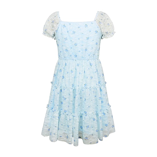 Lilt Big Kid Girls Short Sleeve A-Line Dress