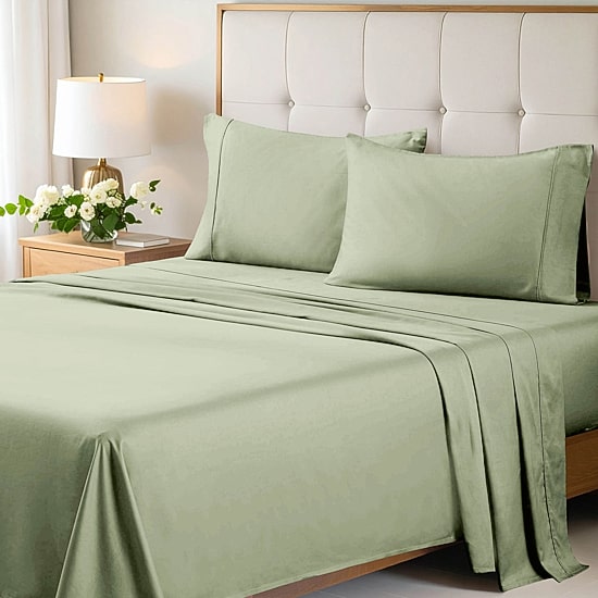 SUPERIOR® Egyptian Cotton Luxury Sateen 700tc Deep Pocket Sheet Set