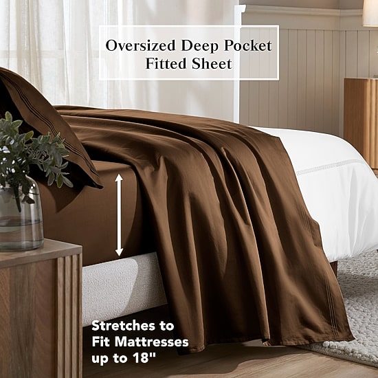 SUPERIOR® Egyptian Cotton Classic Soft 650tc Deep Pocket Sheet Set