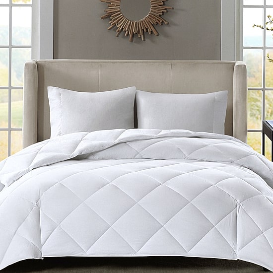 Sleep Philosophy Maximum Warmth 300 TC Cotton Sateen Comforter Down Alt 3M Thinsulate