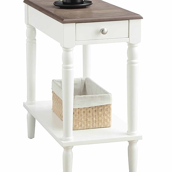 French Country Chairside End Table