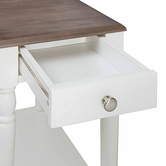 French Country Chairside End Table
