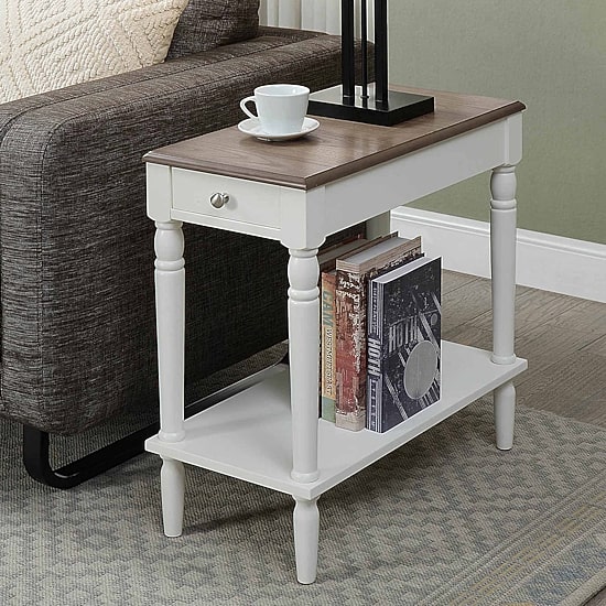 French Country Chairside End Table