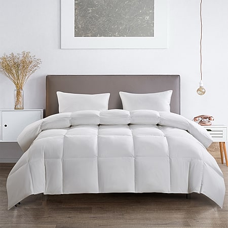 Serta 233 Thread Count Extra Warmth White Goose Feather And Down