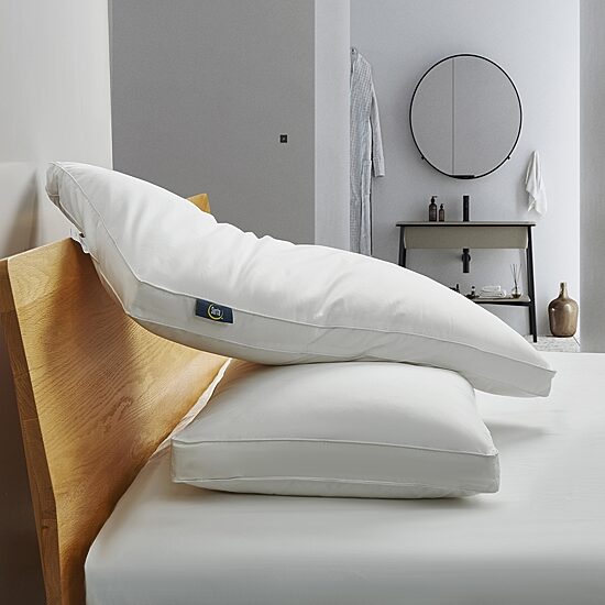 Serta White Goose Feather Side Sleeper 2-Pack Pillow