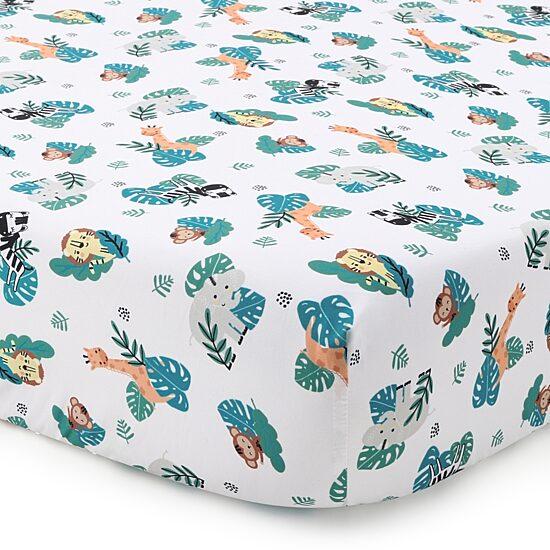 The Peanutshell Safari Adventures 3-pc. Crib Bedding Set