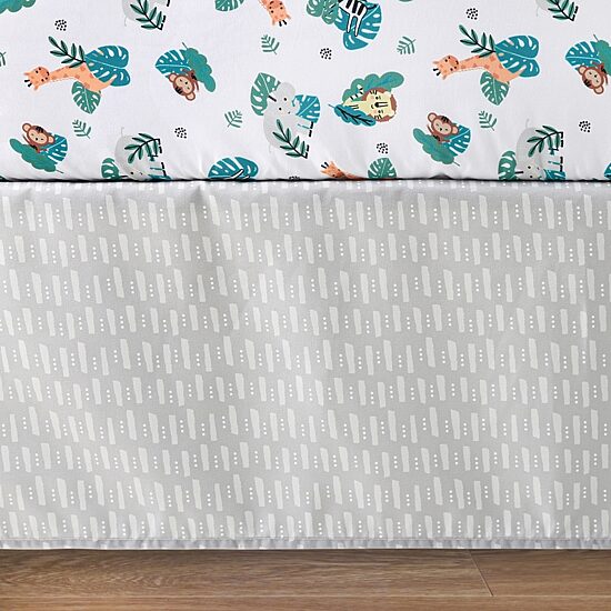 The Peanutshell Safari Adventures 3-pc. Crib Bedding Set