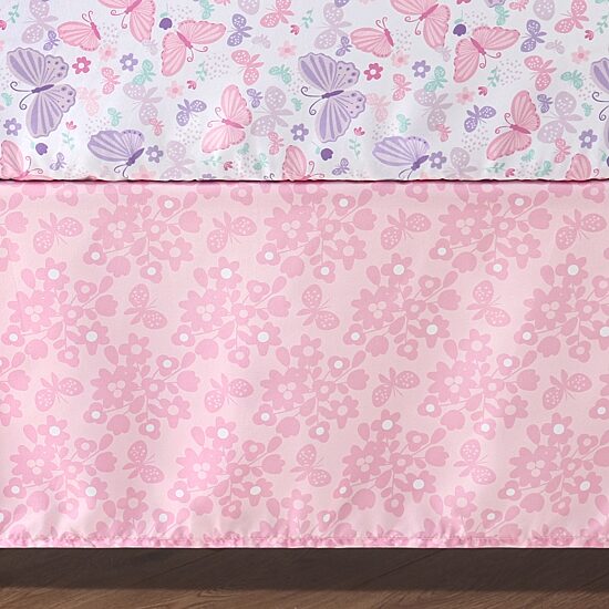 The Peanutshell Butterfly Song 3-pc. Crib Bedding Set