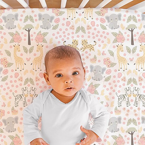 The Peanutshell Wildest Dreams 3-pc. Crib Bedding Set