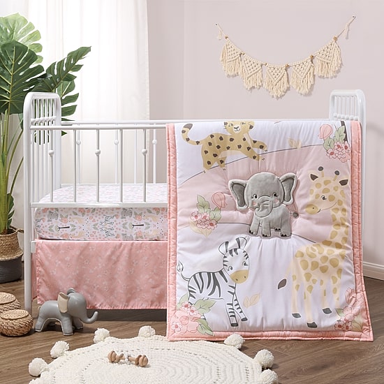 The Peanutshell Wildest Dreams 3-pc. Crib Bedding Set