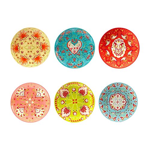 Certified International Francesca 6-pc. Salad Plate Set, One Size, Multiple Colors