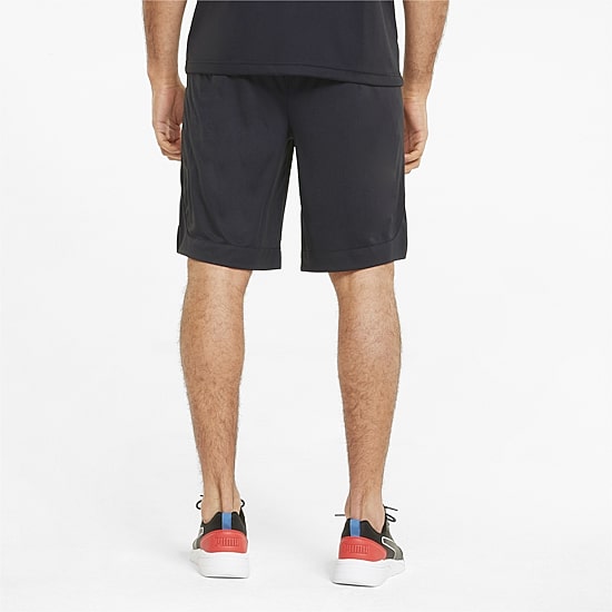 PUMA Rtg Mens 10" Mid Rise Moisture Wicking Workout Shorts