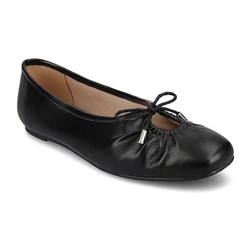 Journee Collection Callee Womens Square Ballet Flats, 9 Medium, Black