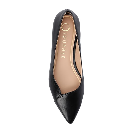 Journee Collection Carmin Womens Pointed Closed Toe Ballet Flats