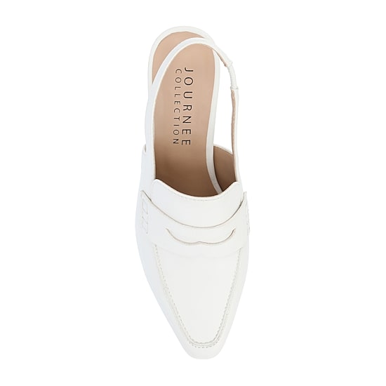 Journee Collection Amory Womens Moc Closed Toe Kitten Heel Pumps