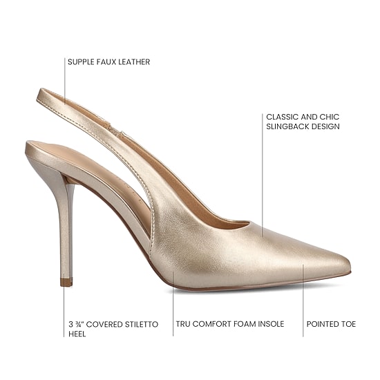 Journee Collection Elenney Womens Pointed Closed Toe Stiletto Heel Pumps