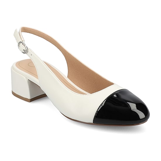 Journee Collection Sammie Womens Cap Closed Toe Flat Heel Pumps