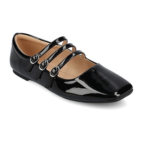 Journee Collection Darlin Womens Square Mary Jane Shoes, 10 Medium, Black