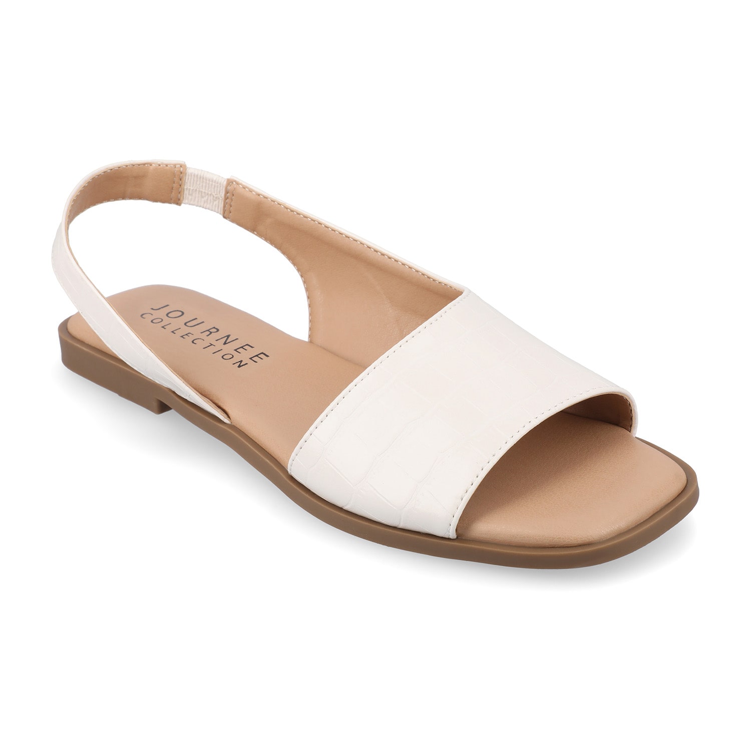 Journee Collection Womens Brinsley Slingback Strap Flat Sandals