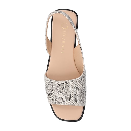 Journee Collection Womens Brinsley Slingback Strap Flat Sandals