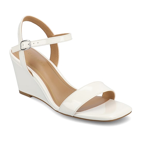 Journee Collection Womens Clayr Wedge Sandals